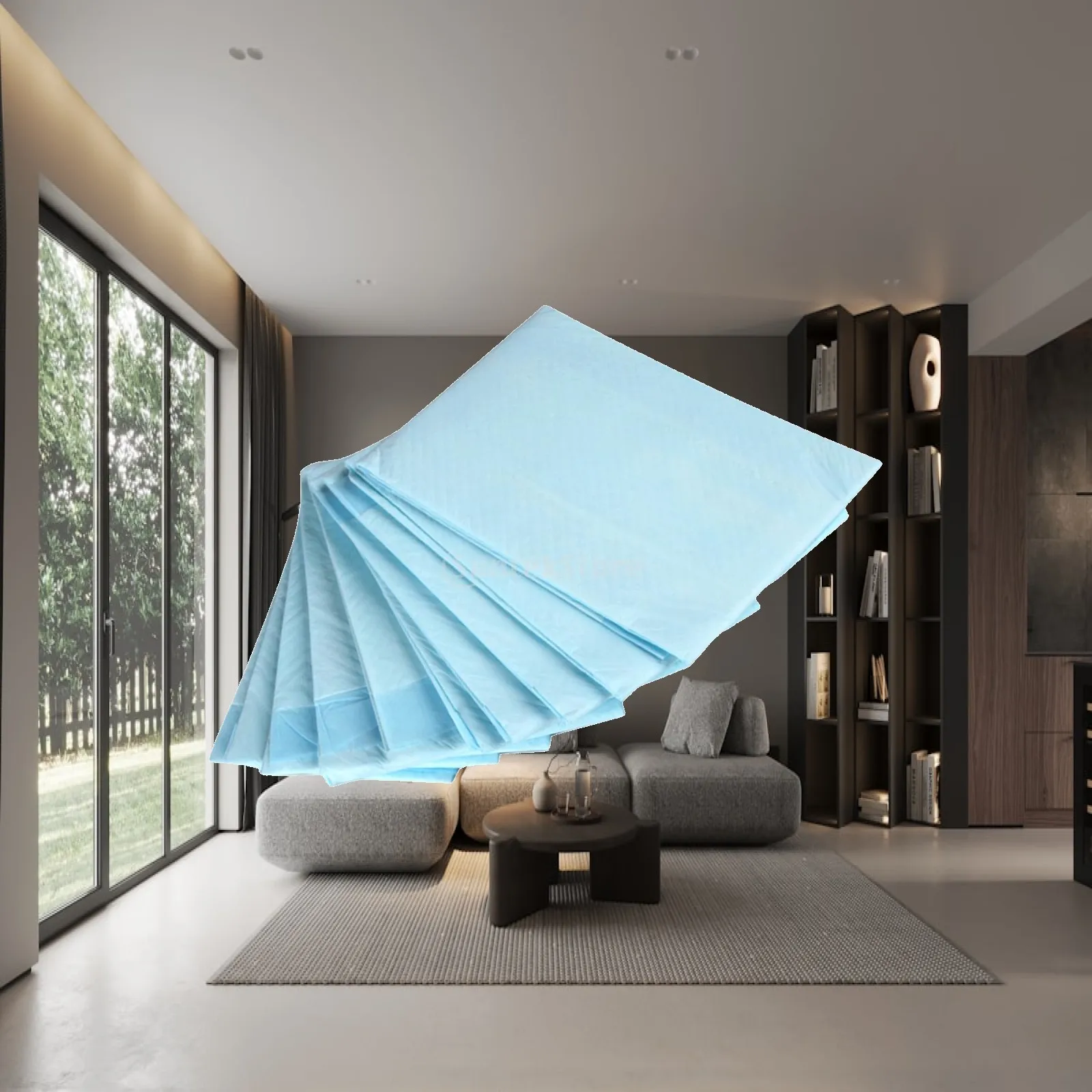 Reusable Absorbent Bed Pads for Incontinence Waterproof Disposable Cotton Underpads for Adult Kids Elderly Mattress Chair Use