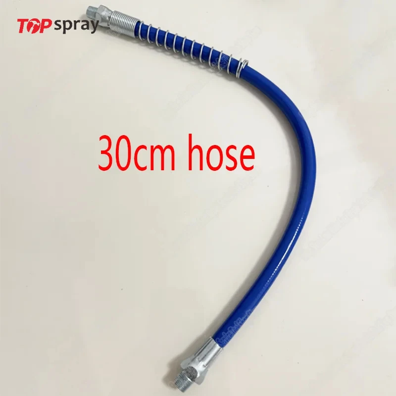 Grease Gun Hose 30-200cm Flex Hose Explosion-Proof Spring Lube Gun Hose For Hand And Air Powered Grease Gun