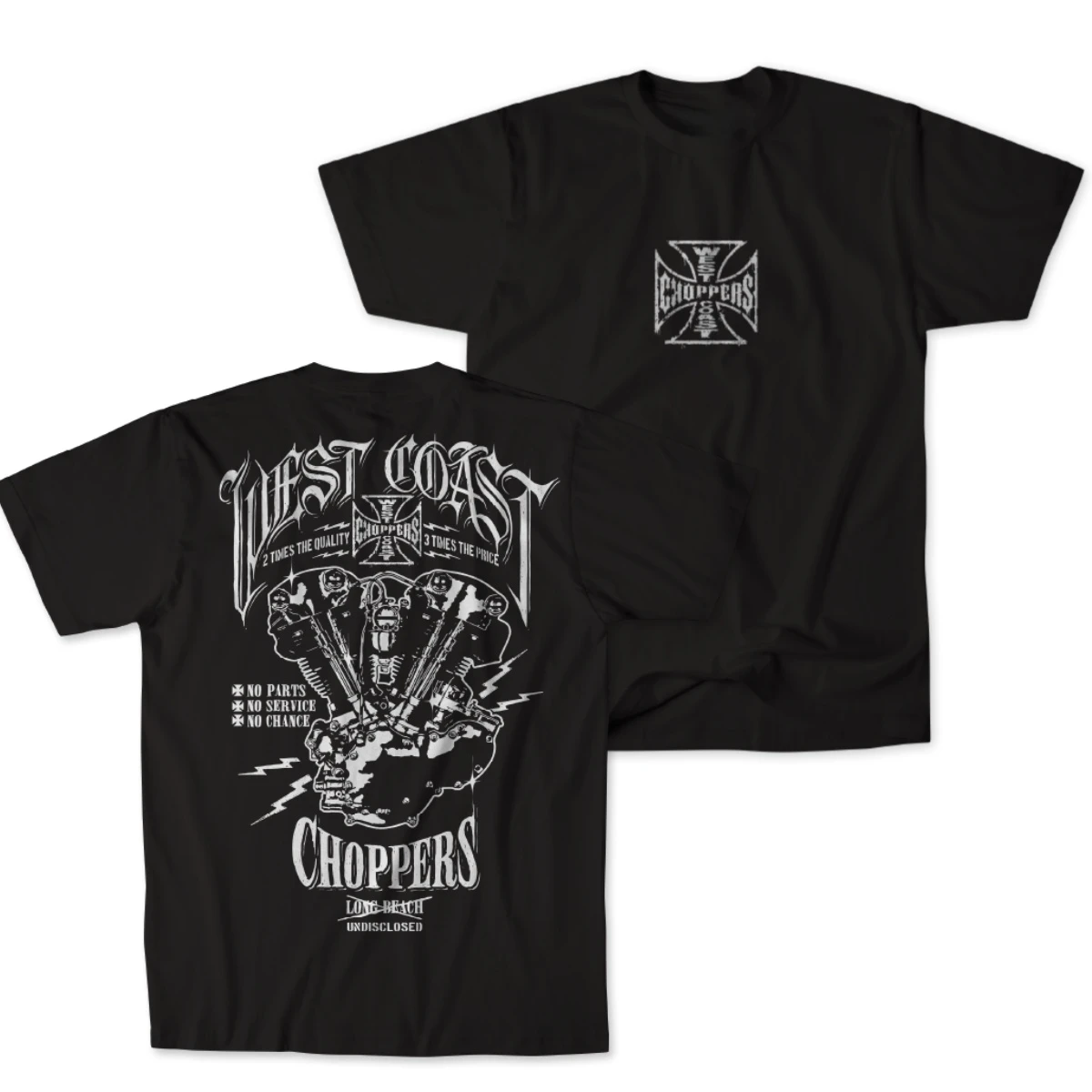 Pop Summer West Coast Choppers Grafik-Baumwoll-T-Shirt Unisex Sommer Kurzarm Mode Marken-T-Shirt Luxus Casual Vintage Tees – Detail 7