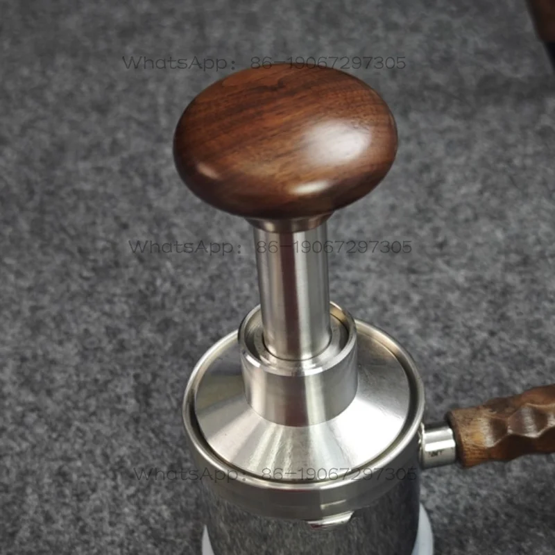 Stainless Steel Impact Rebound Coffee Powder Hammer 58mm Commercial with Sound Feedback