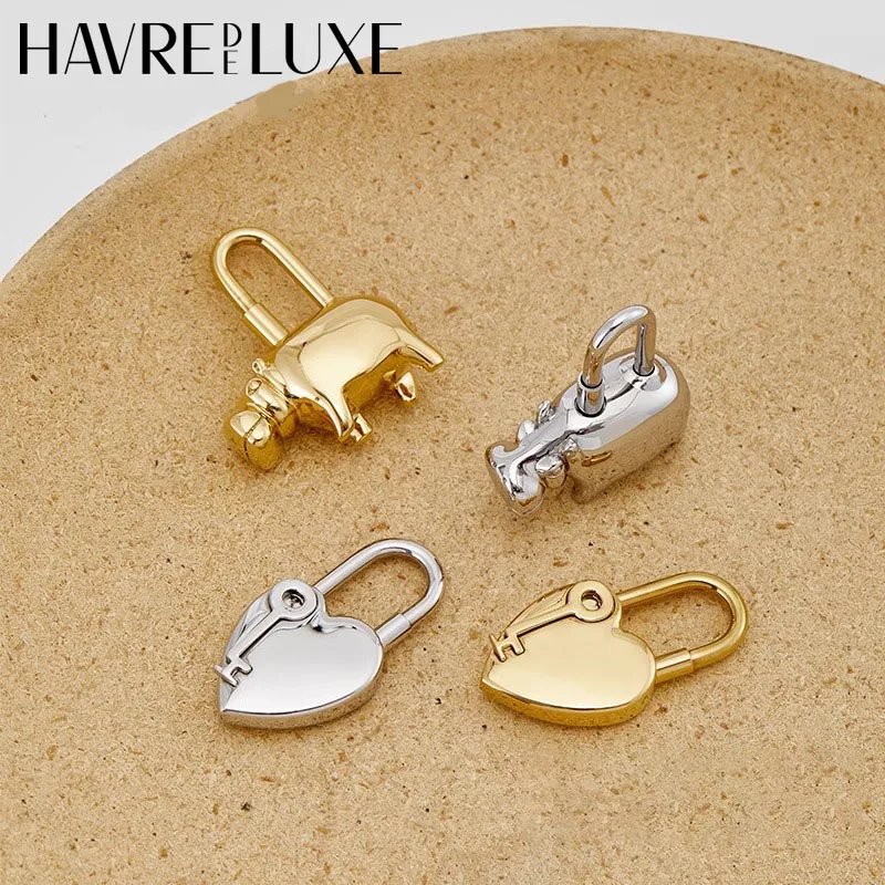 Lock pendant For Birkin Kelly Bag Animal Full Steel Metal High-grade Bag Charm Pegasus Hippo Bag Accessories