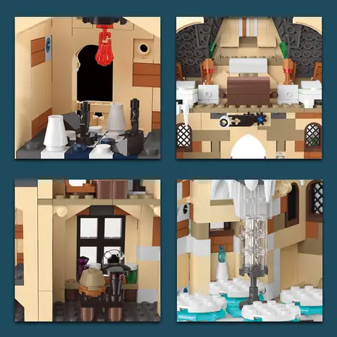 Nyaste Casle Harries-serien av tegelstenar, gör-det-själv-kompatibel med byggklossar, leksaker för pojkvänner, jul- och halloweenpresenter 8 best sales Lego Harry Potter minifigurer - №1