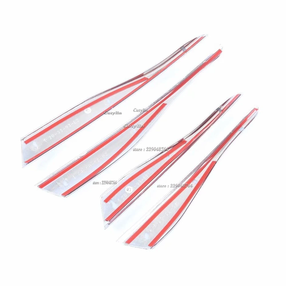 For Volkswagen VW Golf 8 MK8 280TSI Pro 2021 2022 ABS Chrome Front Fog Light Cover Trim Bezel Garnish Foglight Bumper Styling