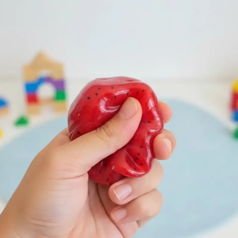NEW NEW Handmade Watermelon Slushy  Toy Soft Slow Rebound Stress Relief Squeeze Toy Realistic Fruit Simulation Model Adult Gift