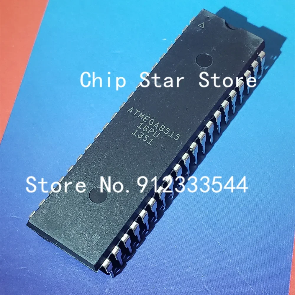 1PCS/Lot ATMEGA8515-16PU ATMEGA8515 DIP40 8Bit MCU AVR ATmega Family ATmega85X5 Series Microcontrollers 100%New And Original