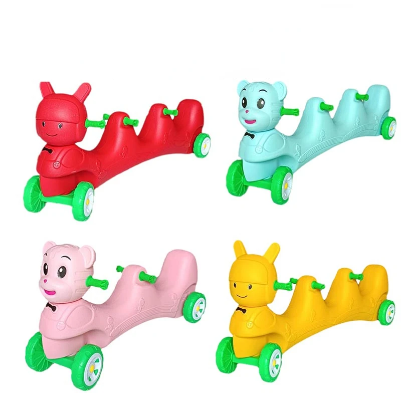 Kindergarten multi person collaboration bike Baby roller coaster Children's outdoor torsion bike