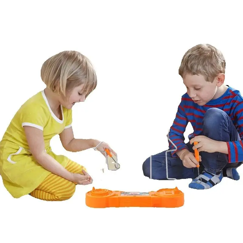 Jeu de labyrinthe à fil électrique (retour LED/son + poignée antidérapante), jouet d'entraînement de mise au point Montessori pour enfants