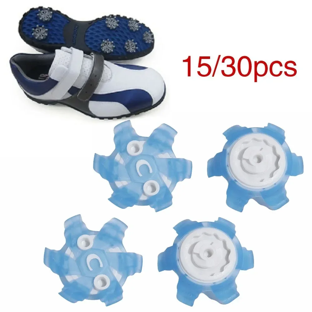 15/30Pcs Golf Shoe Spikes TPR Golf Spikes Quick Torsion Cleat Replacement System Fast-Twist 3.0 Cleats Golf Shoes For FootJoy