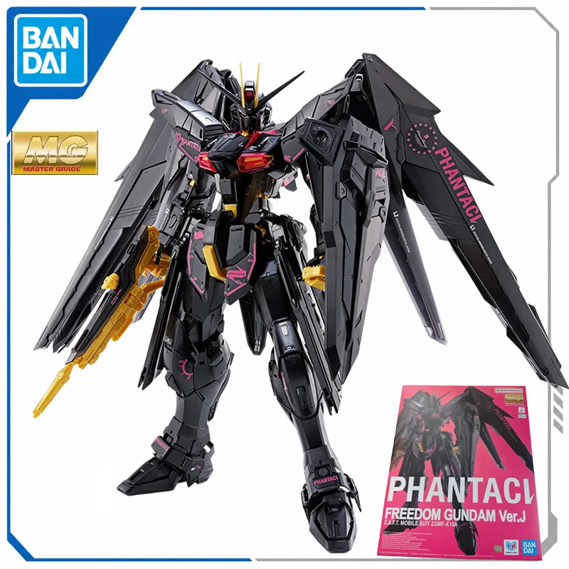 

BANDAI MG 1/100 PHANTACI FREEDOM GUNDAM Ver.J Genuine Original In stock Anime Assembly model Action Toy Figures Collection Gifts