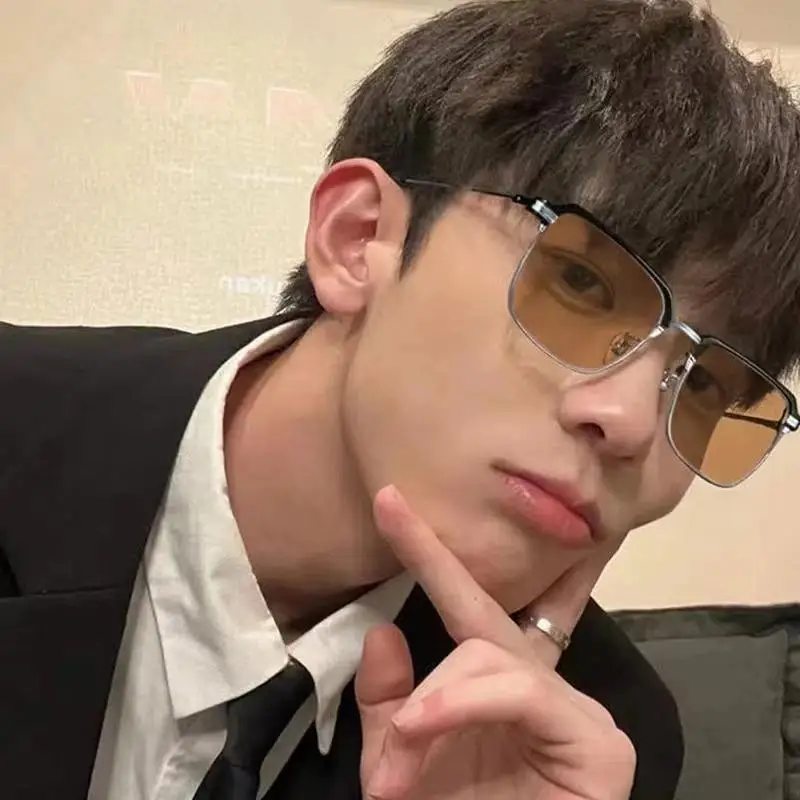 خمر النظارات الشمسية مربع اللونية النساء الرجال مستطيل نظارات شمسية الإناث النظارات المضادة للضوء الأزرق للذكور الإناث النظارات