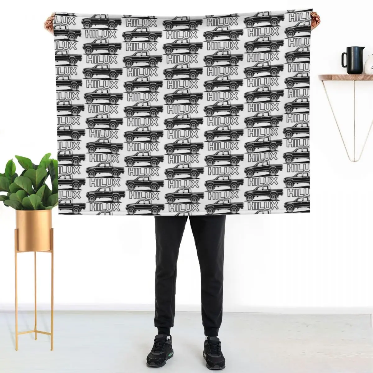 Hilux Pick Up Throw Blanket Soft Plaid bed plaid Moving Tourist Summer Beddings Warm Blankets