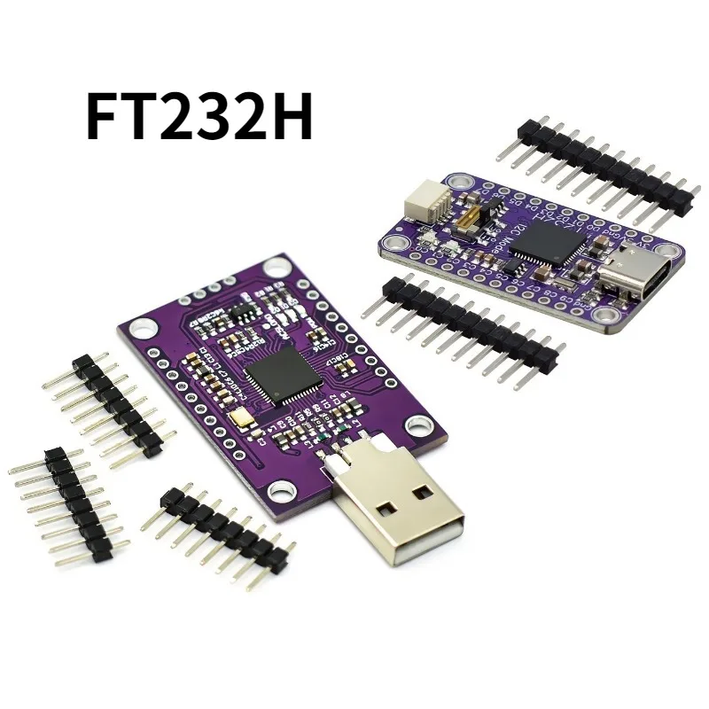 

FT232H High Speed Multifunction USB To JTAG UART FIFO SPI I2C MCU FT232H Module