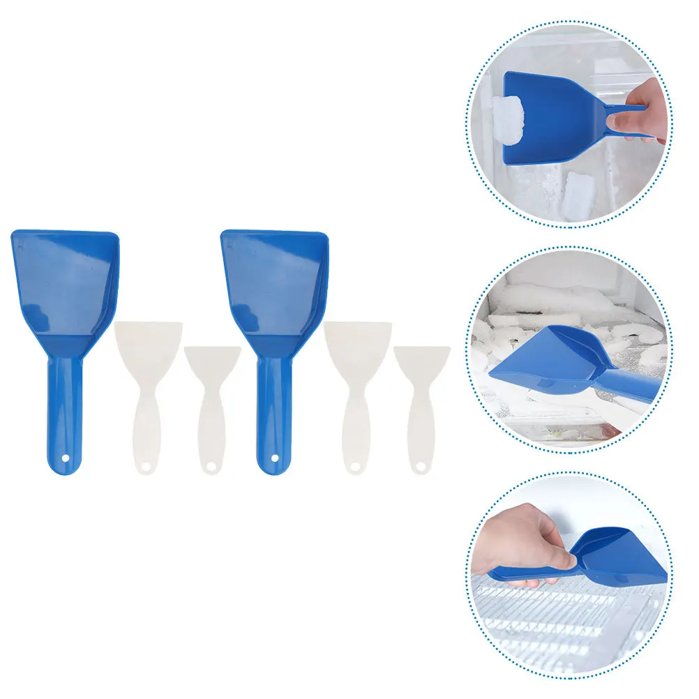 

6Pcs Ice Remover Refrigerator Frost Shovel Convenient Kitchen Cleaning Shovel Multifunctional Ice Removing Tool