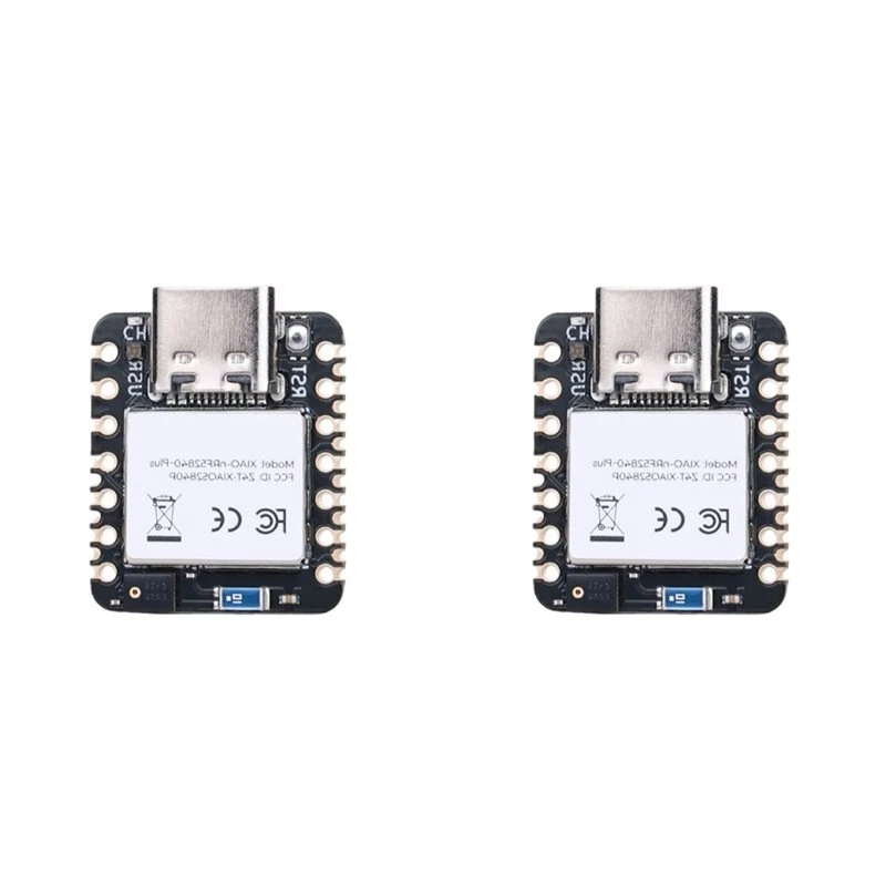 [ Lightweight】 2X For Seeed Studio XIAO NRF52840 Sense Plus BLE Development Board With Sensor 20 GPIO Compatible With For