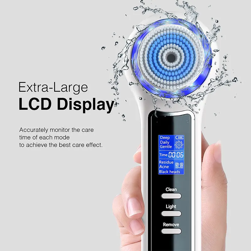 Macchina per la rimozione della testa nera Aspirapolvere per pori per la rimozione dei punti neri Pulizia profonda Cura del viso La più recente spazzola elettrica per la pulizia del viso