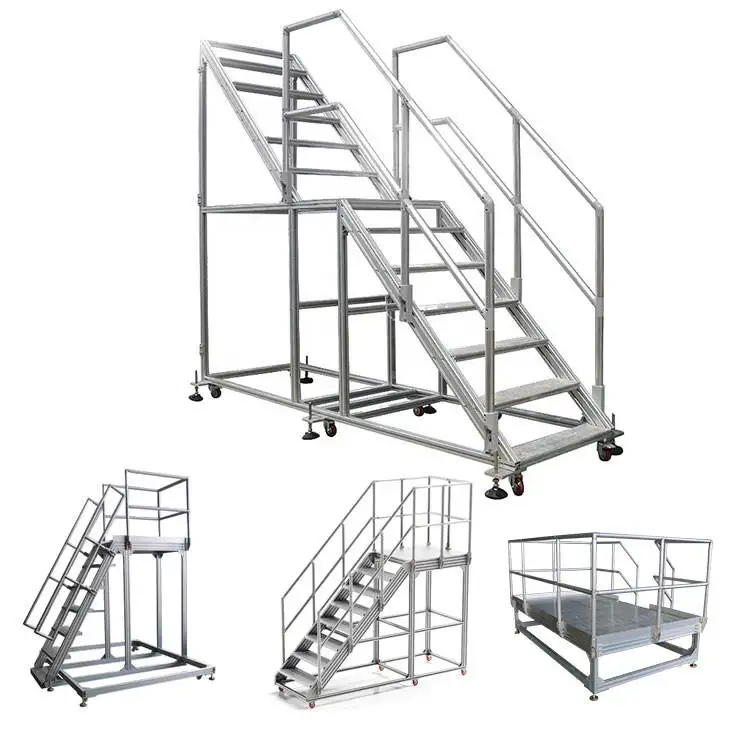 Рисунок 5 - Алюминиевые мобильные ступеньки платформы