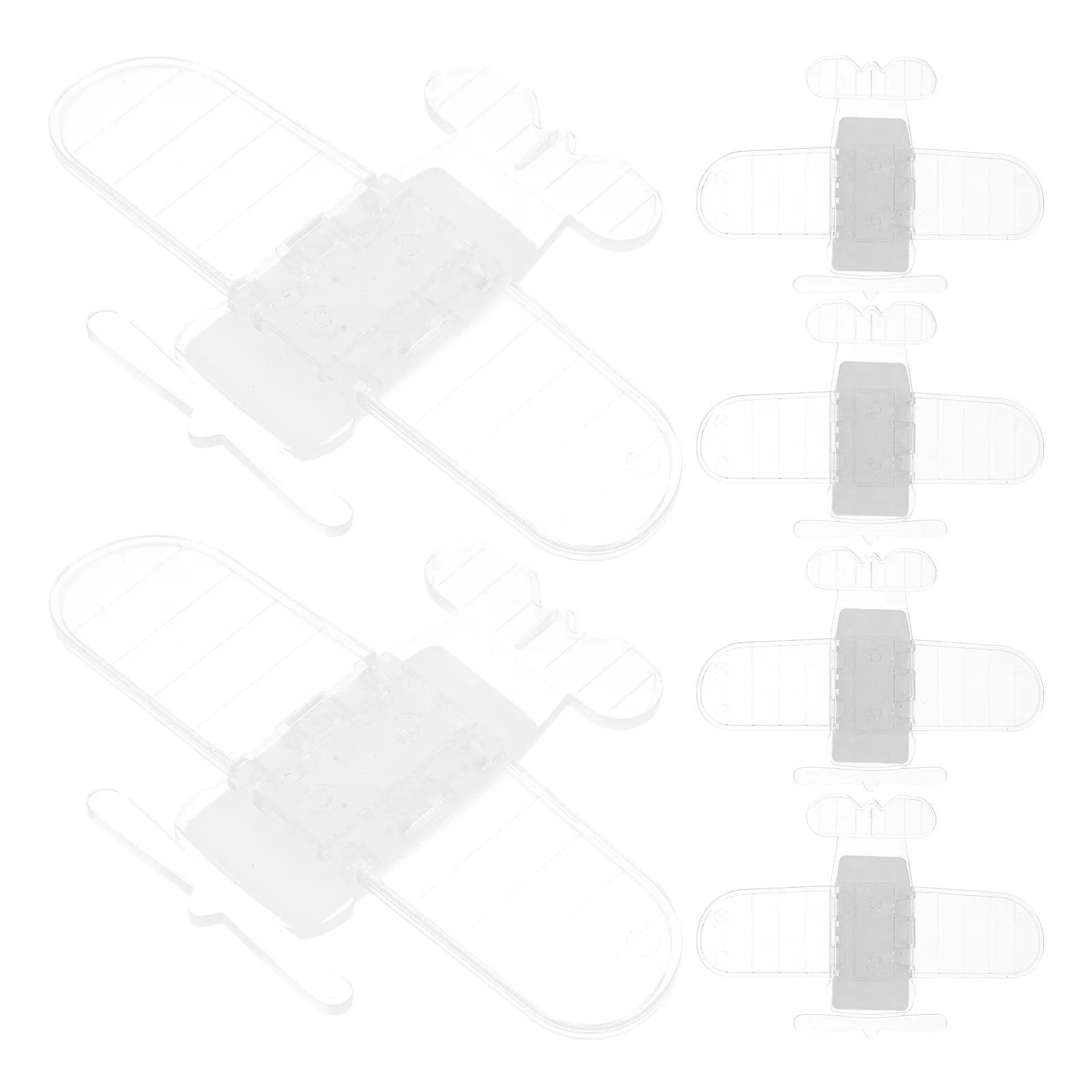 

6Pcs Sliding Window Restrictor Child Safety Lock Airplane Design No-Drill Adjustable Security Window Stopper Safety Lock Limiter