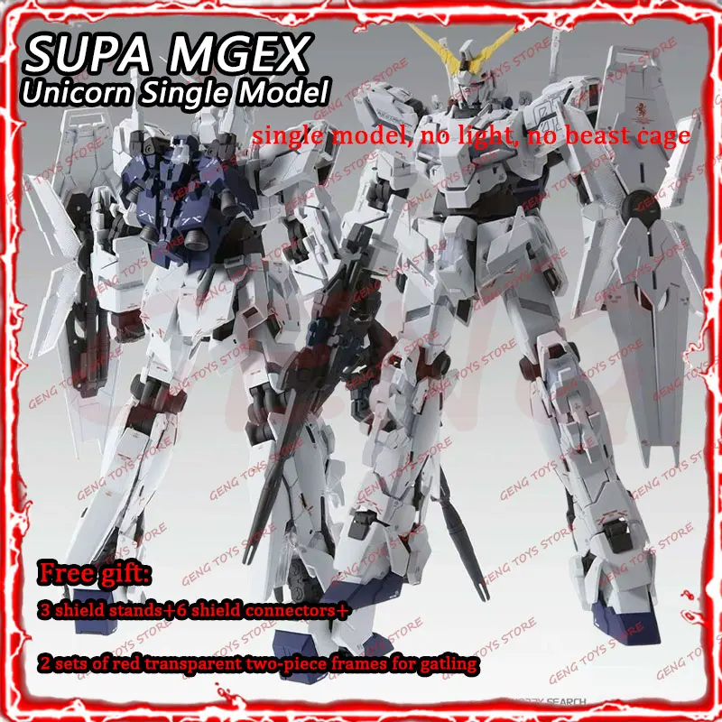 

New SUPA Studios MGEX RX-0 Unicorn 1/100 [Single Model] Three Shield Assembly Model Kit Action Figure Collection Model Toy Gifts
