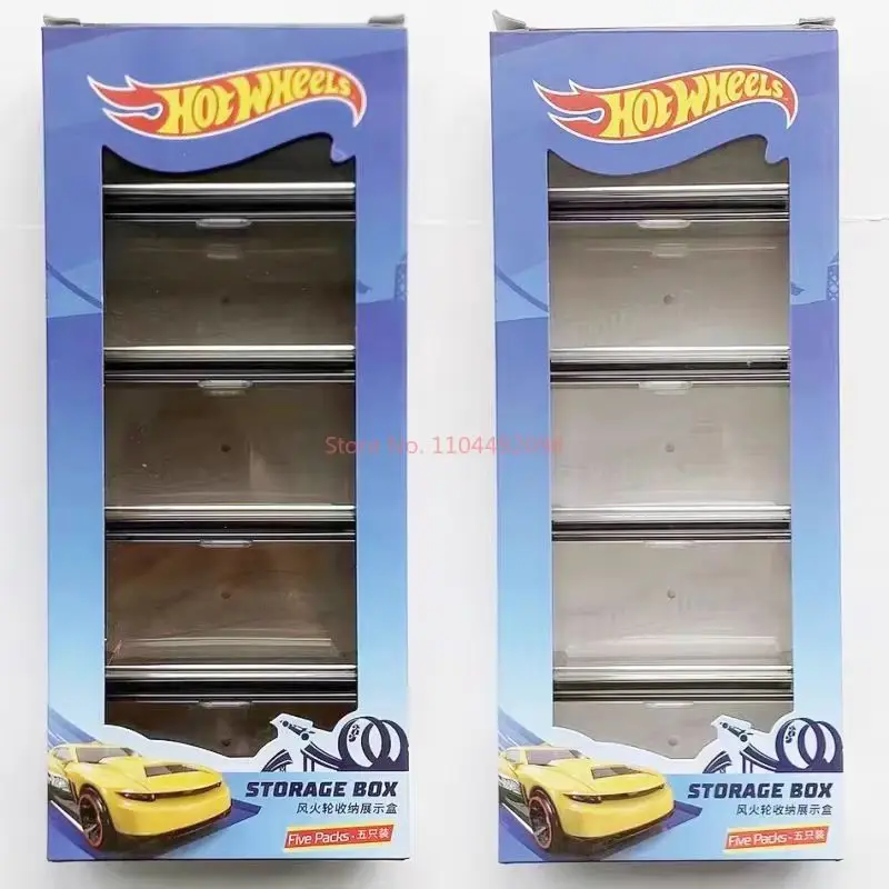 Nuova vendita scatola di immagazzinaggio Hot Wheels per ragazzi vetrina combinazione arredamento della stanza macchinine modello organizzatore festival regalo di festa