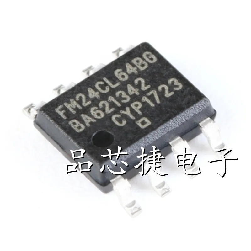 

10pcs/Lot FM24CL64B-GTR Marking FM24CL64BG SOIC-8 64-Kbit (8K × 8) Serial (I2C) F-RAM