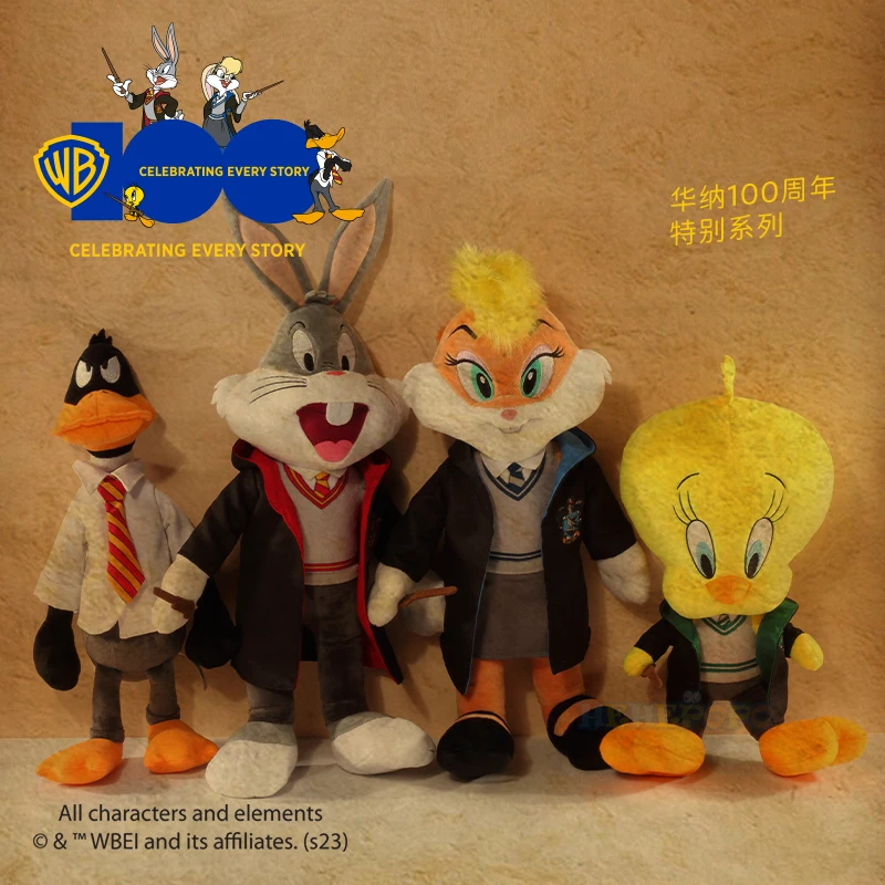 Looney Tunes-juguetes de peluche de Anime para niños, muñecos de animales de peluche Kawaii, Bugs, Bunny, Tweety, Daffy Duck, Cosplay, Harry Potter