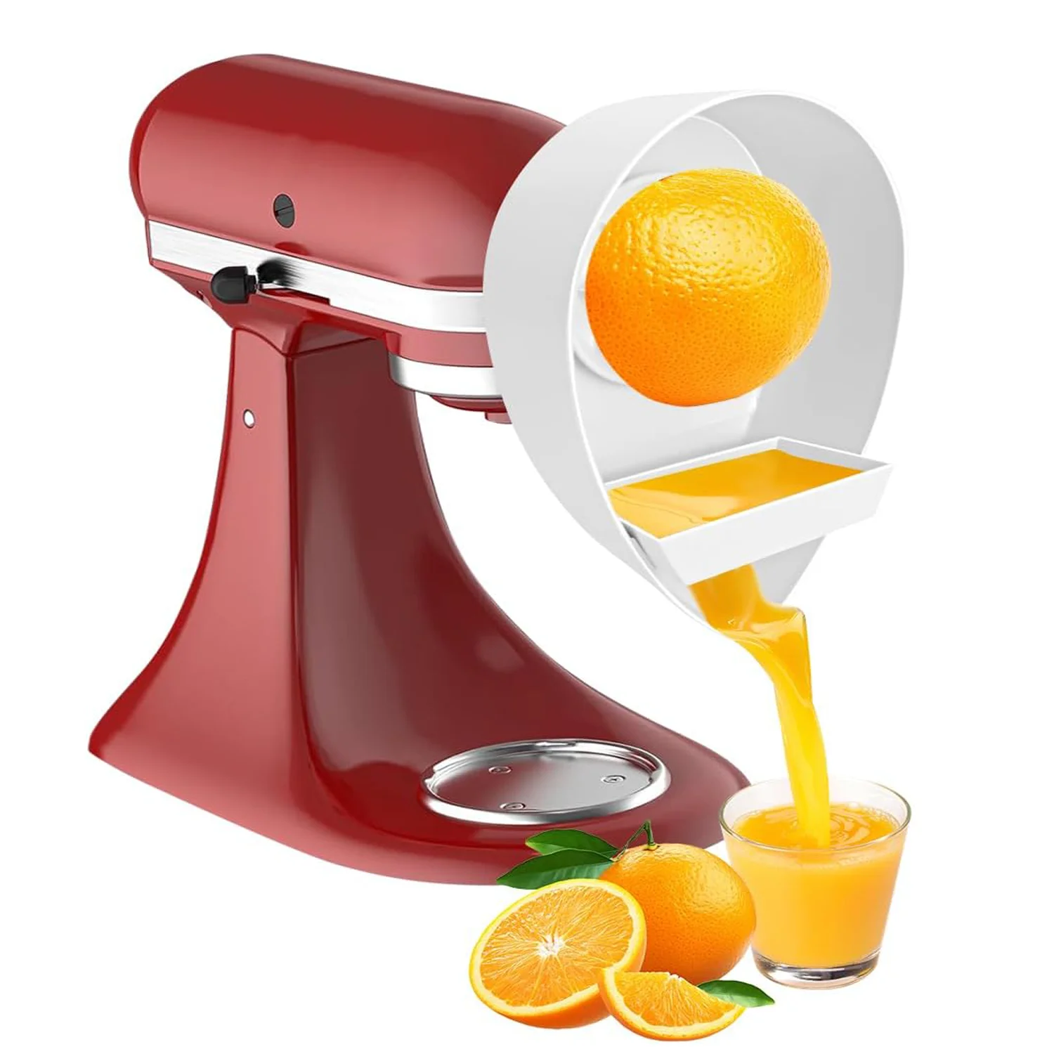 Accesorio Exprimidor de Cítricos para Batidoras de Pedestal KitchenAid, Extractor de Jugo Universal, Compatible con Todas las KitchenAid y Cuisinart SM-50