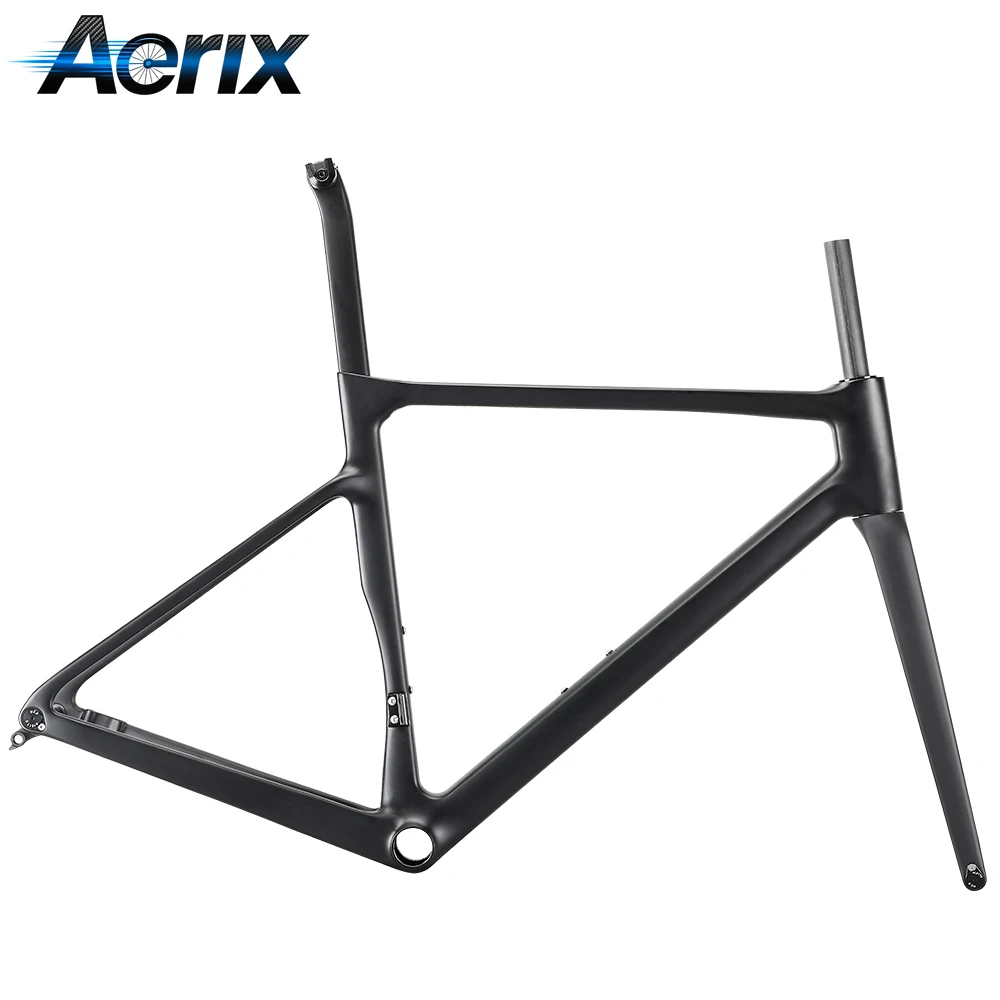 

Новая ультралегкая рама 997 г из карбона T1100 Toray для шоссейного велосипеда, BB86, дисковые тормоза, максимальная ширина покрышек 700x38C, сквозная ось 100/142x12 мм