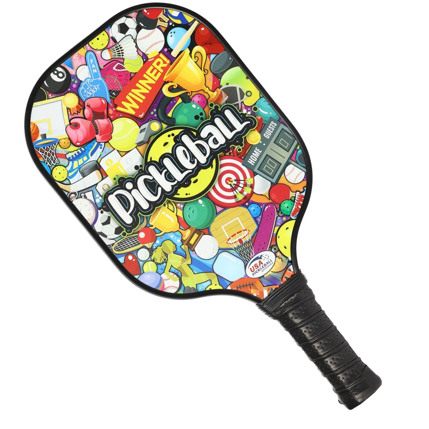 

Прочная и прочная уличная ракетка для пиклбола, принадлежности для ракетбола, подарок, сотовая лопатка для пиклбола, ракетка для пиклбола из углеродного волокна