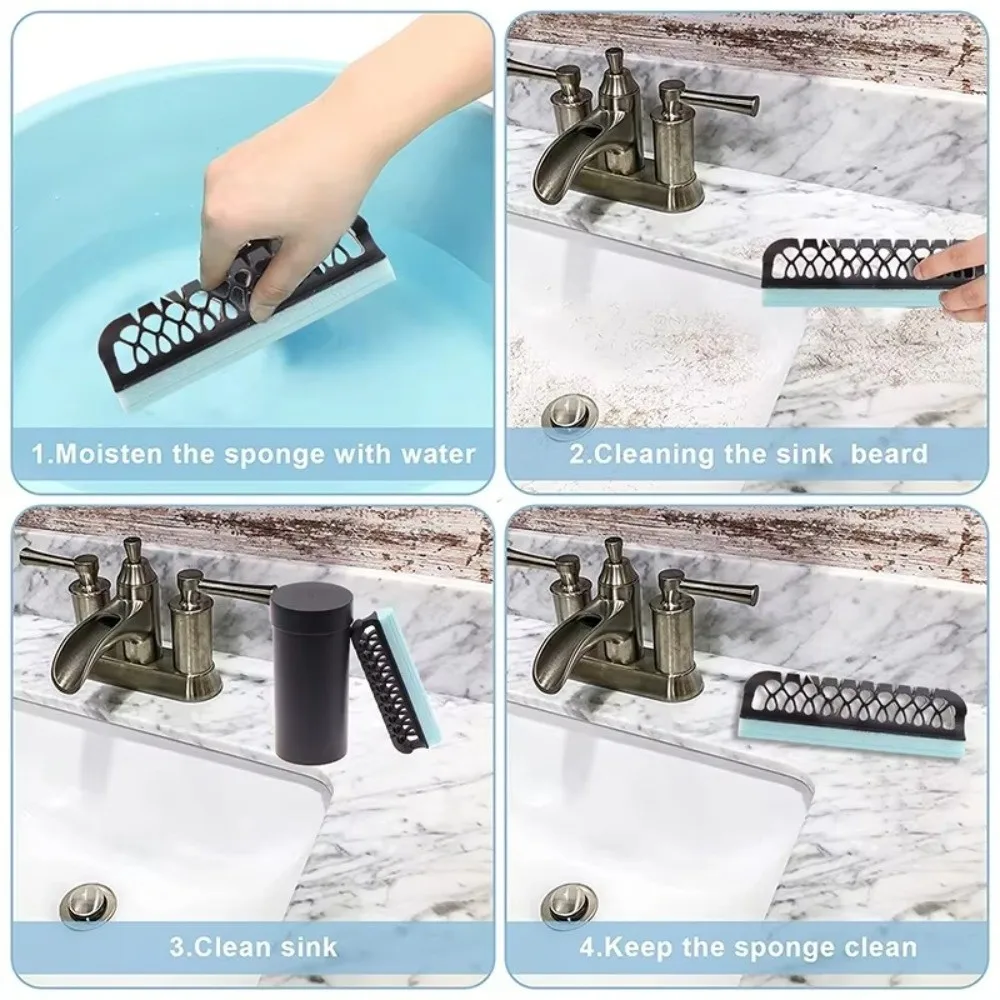 Black Beard Cleaning Trimmings Shaving Up Clean Beard Trimmings Beard Cleaner with Storage Box Beard Hair Catcher For Men