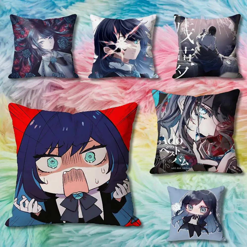 

Singer A-Ado K-Kyogen Various Sizes Square Pillow Case For Car Home Bedchamber Decor Custom Valentine gift