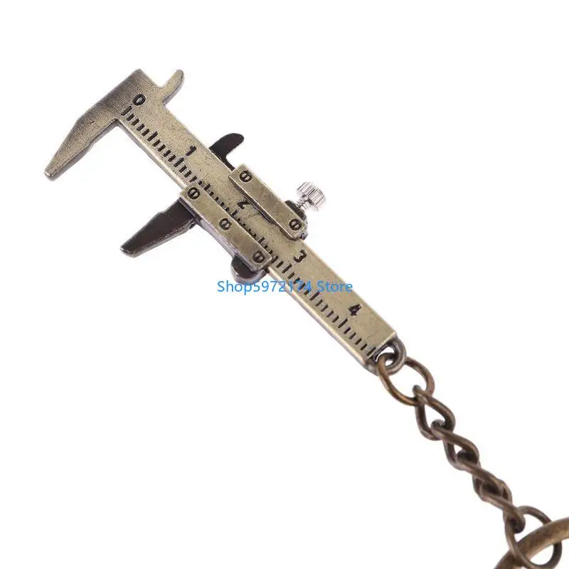 Y3NB Portable Mini Vernier Caliper for Key Ring Alloy Calipers Gauge Slide Ruler Keyc