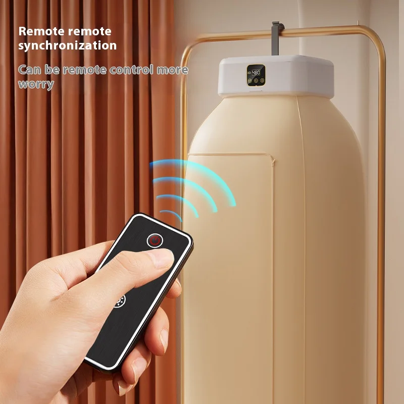 Portable Clothes Dryer Folded Electric Clothing Dryer Multifunctional Intelligent Timed Warm Laundry Dryer with Remote Control