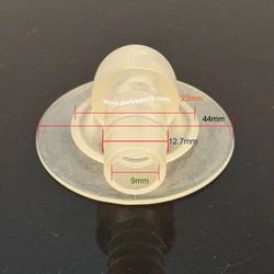 TPU 90 도 연 펌프 밸브, 10x14mm 실리콘 튜브용, 로트당 15 개