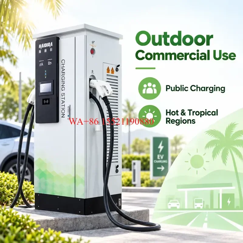 WMWMNU for HAIDIRA 120-400kW Outdoor Dual Gun EV Charging Station for Hot Regions and Harsh Environments