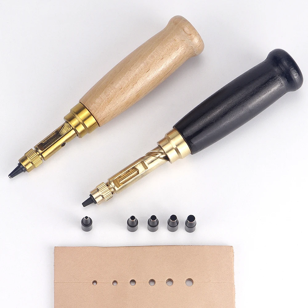 QJH 1Set Japanese Screw Punch - Leathercraft Japan ulasan dan harga