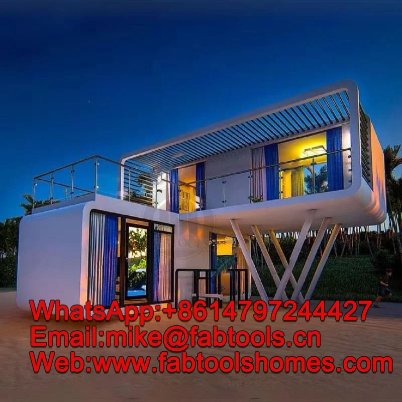 Luban Cabin House Chinese Design Flat Pack Modular Container Home Office Sandwich Panel Villa Kiosk Warehouse Toilet