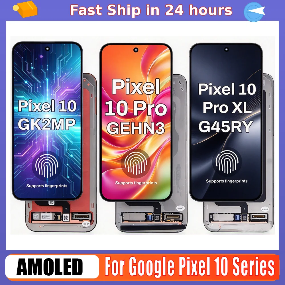 Original OLED Screen For Google Pixel 10 10 Pro 10 pro xl Original LCD Screen Replacement With Fingerprint Recognition