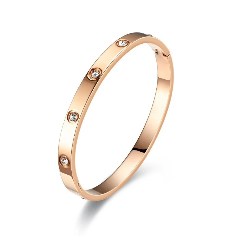 1PC Women's Fashion Stainless Steel Waterproof Luxury Bracelet Jewelry Accessories Suitable for Date, Party, Festival Gifts image 5