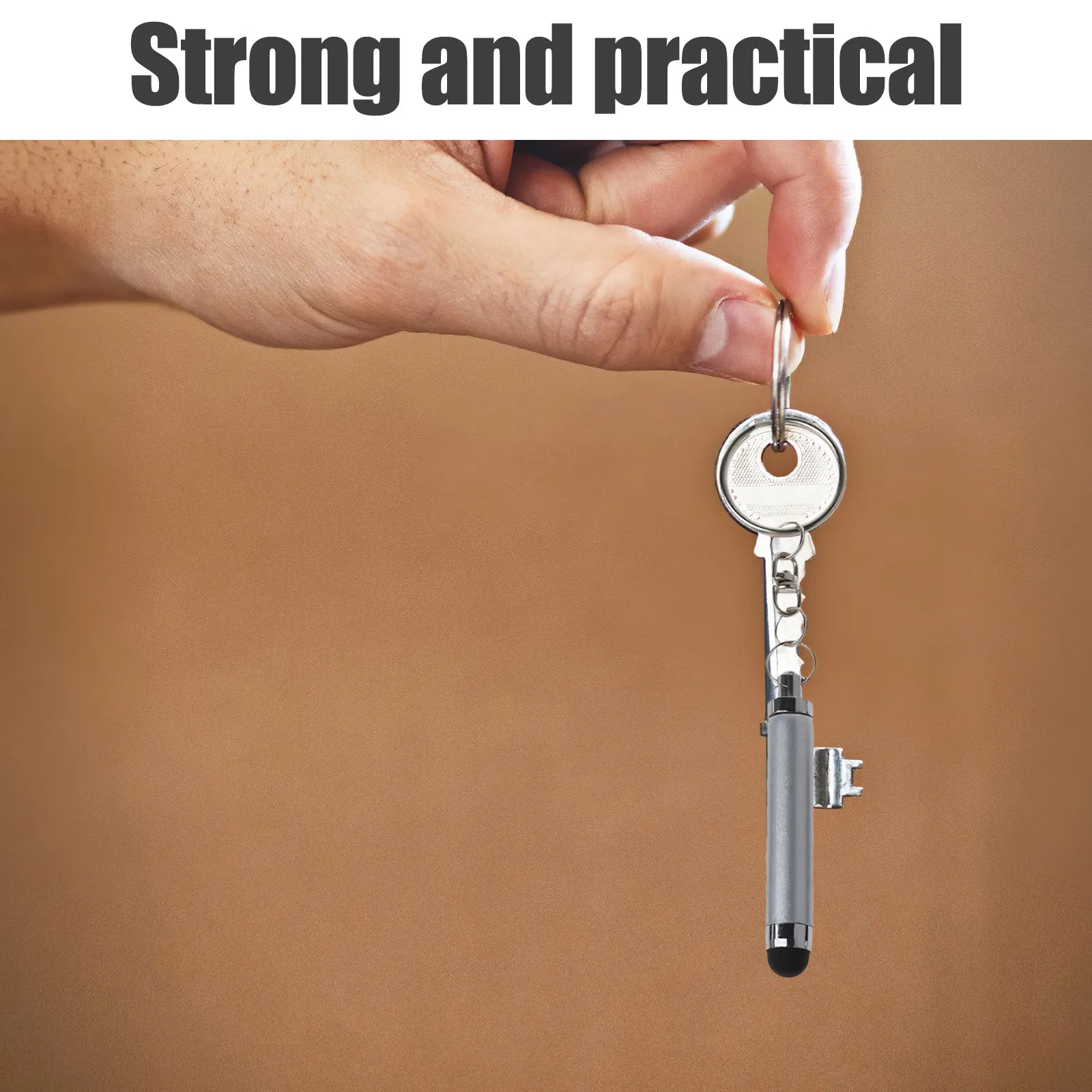 

5Pcs Touch Screen Stylus Pens Keychain Portable Mini Stylus Pens for Phones Tablets Capacitive Screens Smooth Grip