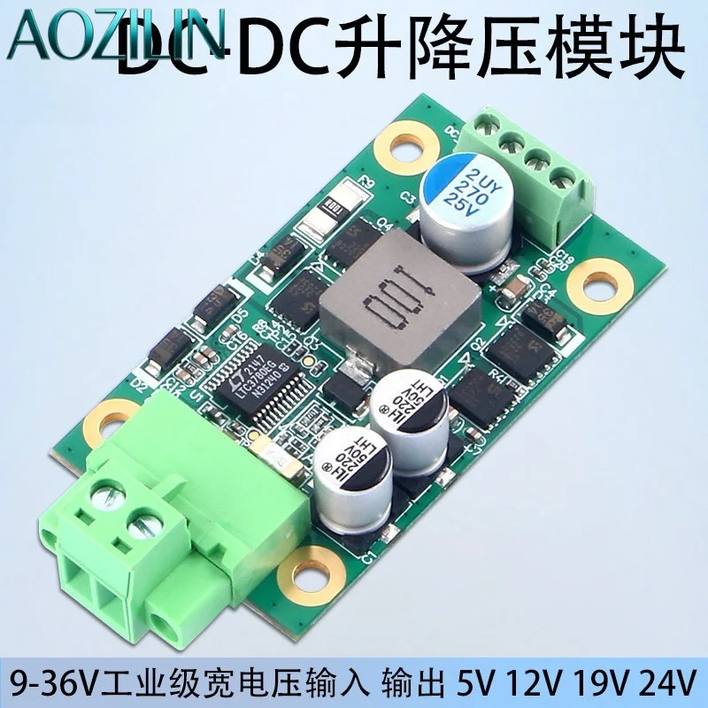 AOZILIN DC-DC Buck Boost Converter 10A 120W 9-36V to 12V 5V Wide Voltage High Current Regulator Power Supply Module