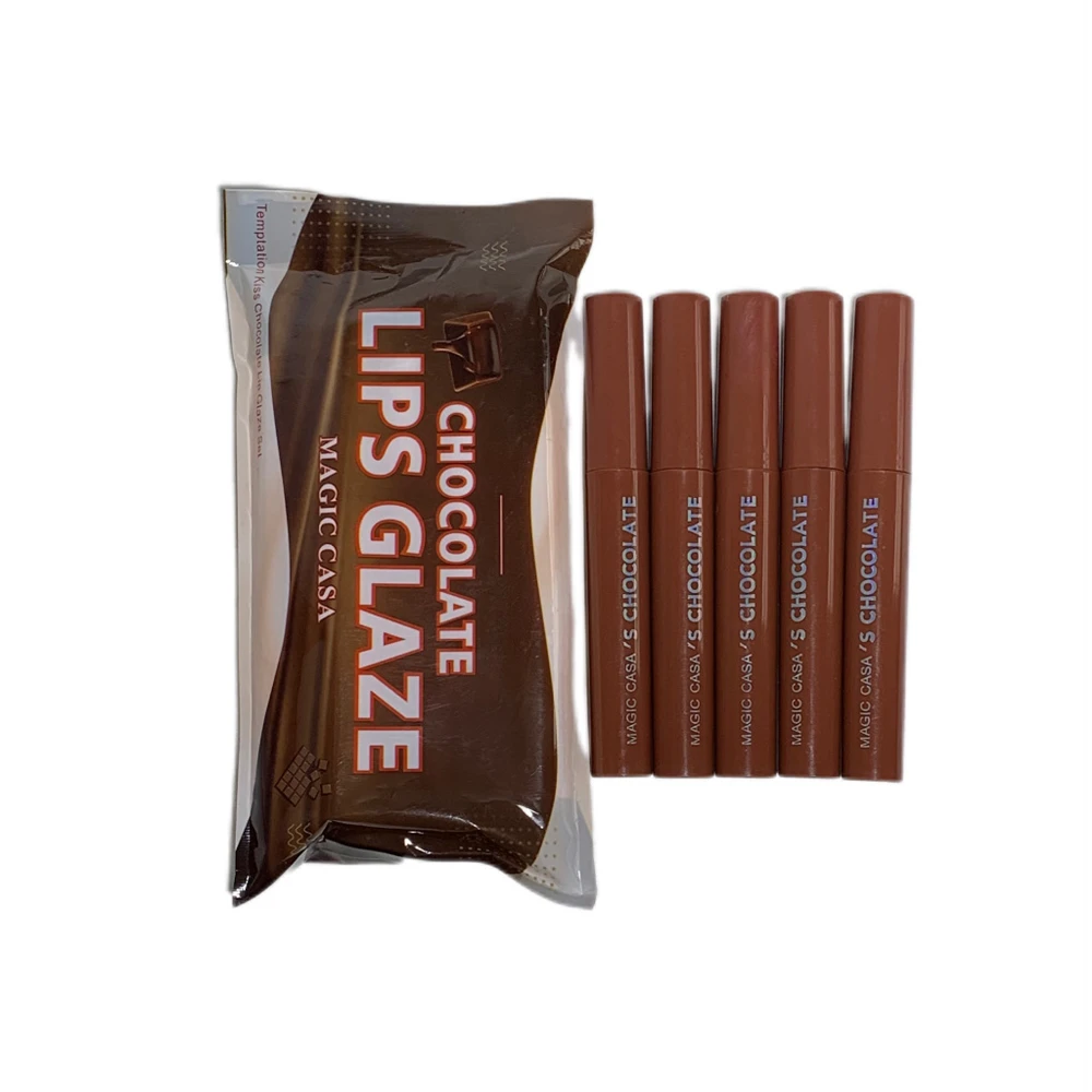 Chocolate Lip Gloss Do Not Fade Easy To Carry Lip Gloss Facial Makeup Lip Gloss A Touch Of Smoothness Rich Color