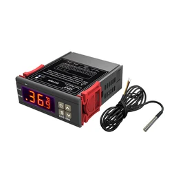 DST1000 AC 110V 220V DC 12-72V regolatore di controllo della temperatura digitale termostato DS18B20 sensore impermeabile sostituire STC-1000