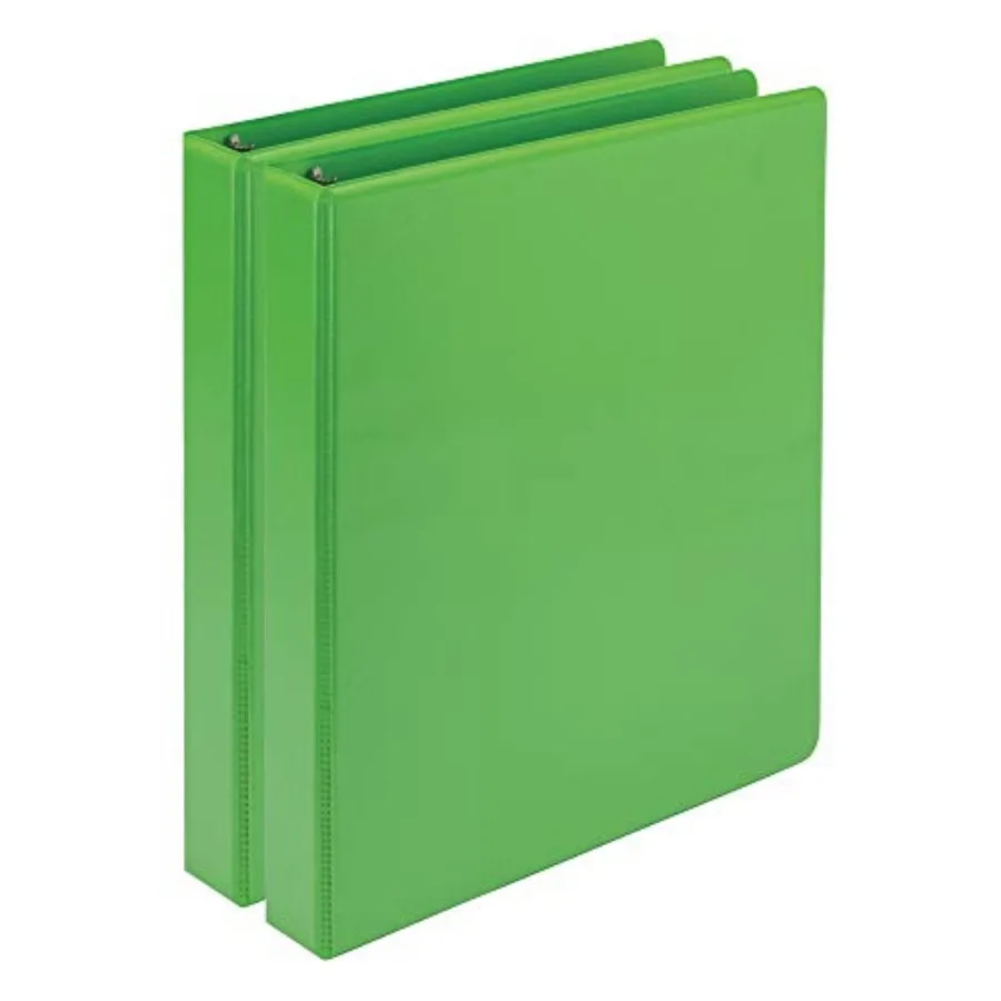 

Plant-Based 1 Inch Durable Round Ring, View Binder, Eco-Friendly, USDA Certified Biobased, 2 Count, Pack of 1