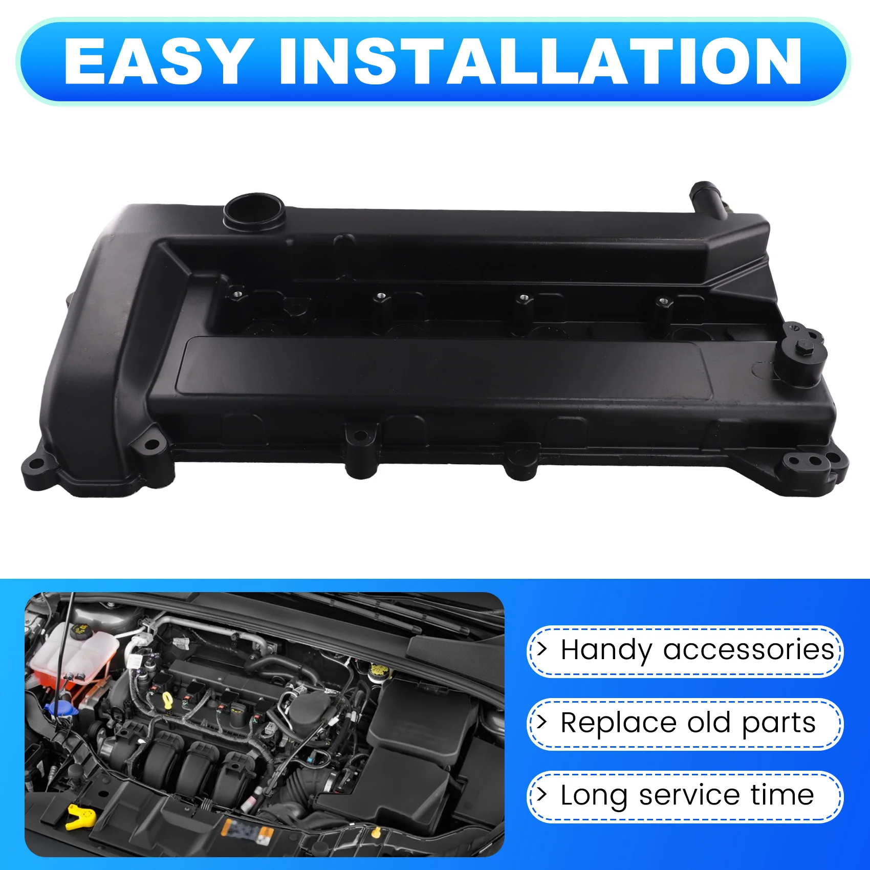 

Universall 5S6G6K272B Car Valve Cover Cylinder Cover For Ford Focus 5S6G6M293BB 5S6G6M293BA