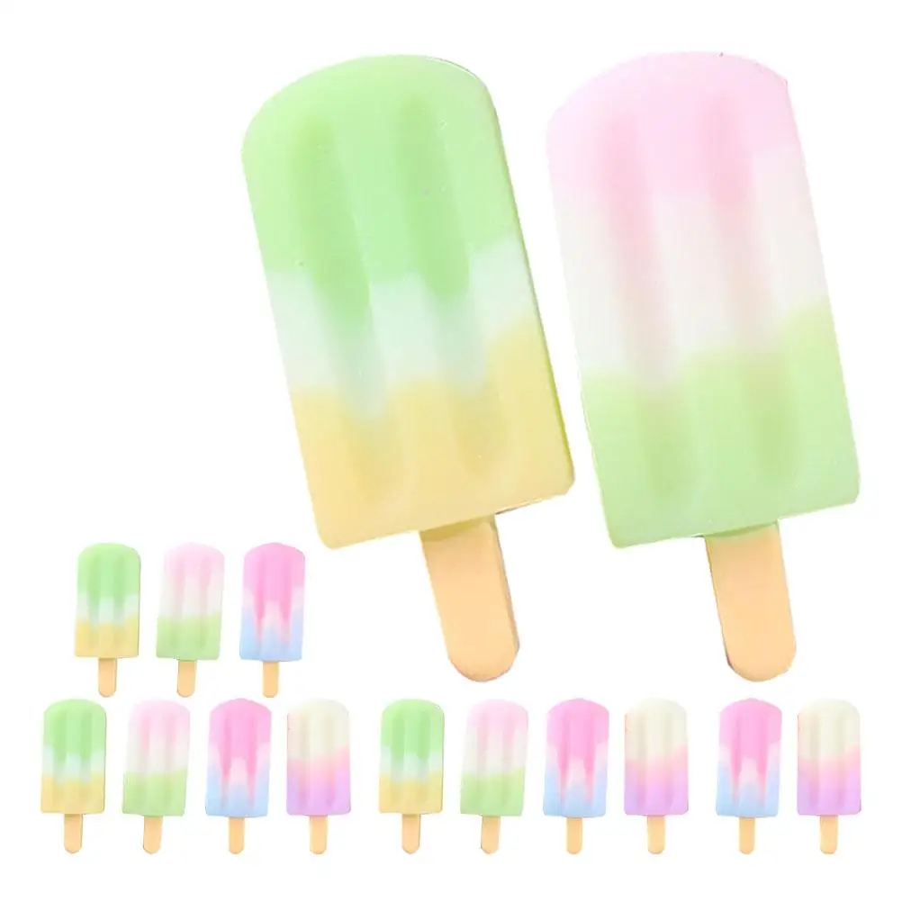 

Ice Cream Accessories Simulation House Lolly Decor Miniature Popsicle Resin