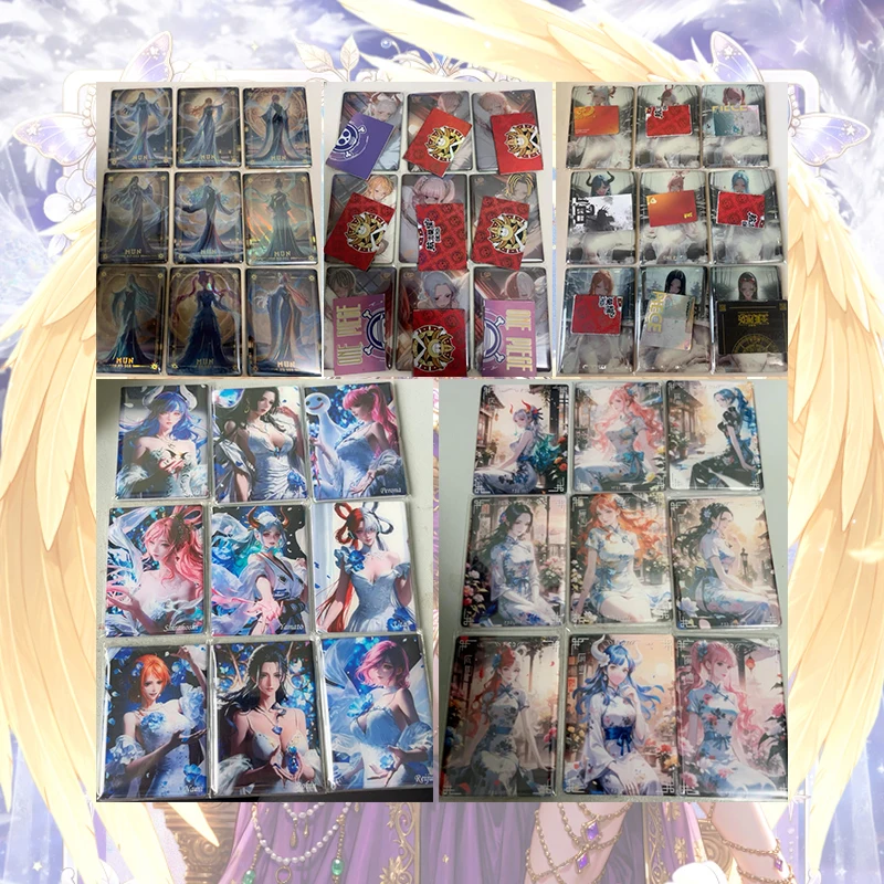 Anime One Piece MUN DS QLR JK PR AR LSP NP FSQ Cards Hancock Nami Robin Yamato Uta Vivi Perona Reiju Shirahoshi Collection Cards