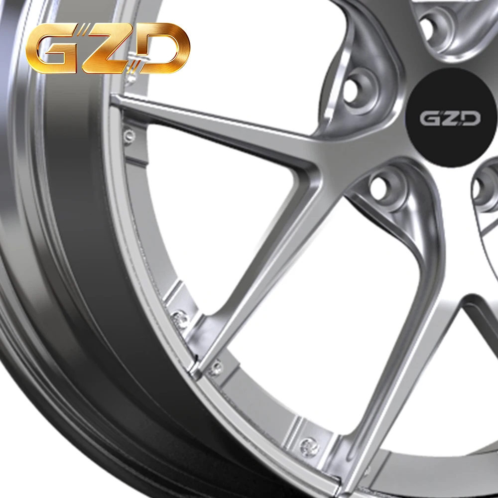 GZD Hot Selling off Road Rims Pickup & Suv Wheels High Quality Two Piece Wheels 18 Inch 5x114.3