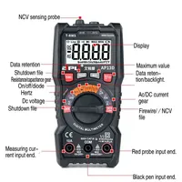 Promotion Multimeter AP13B AP13C Digital Mini Multimeter AC DC Voltage Ammeter Ohm NCV 6000 Counts TRMS Multi Tester