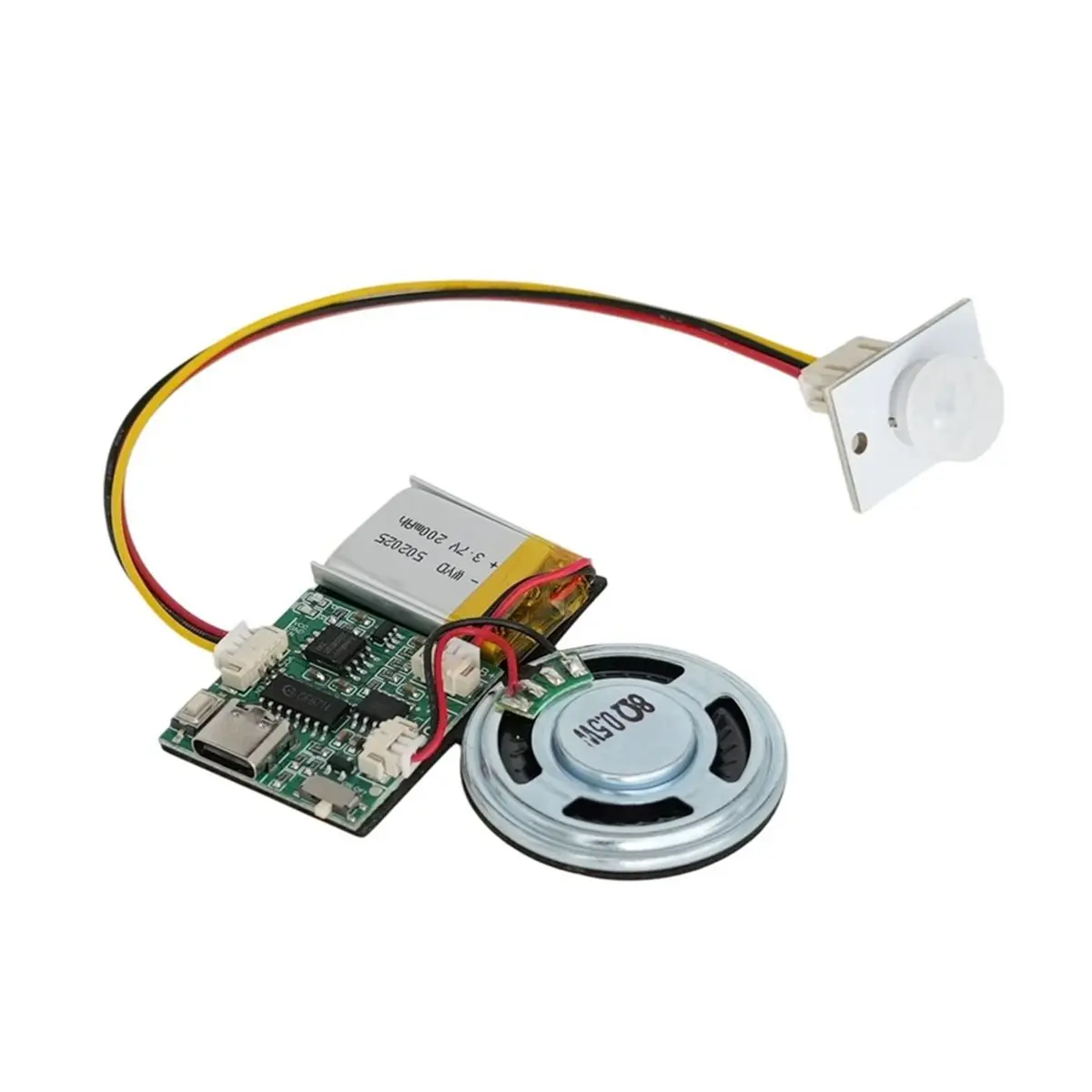 【POPULAR PICK】-7004CG Music Playback Module: DC 3.7V, 200mAh Battery, 1.5m Linear Sensing Range, Infrared Human Motion Sensor (1