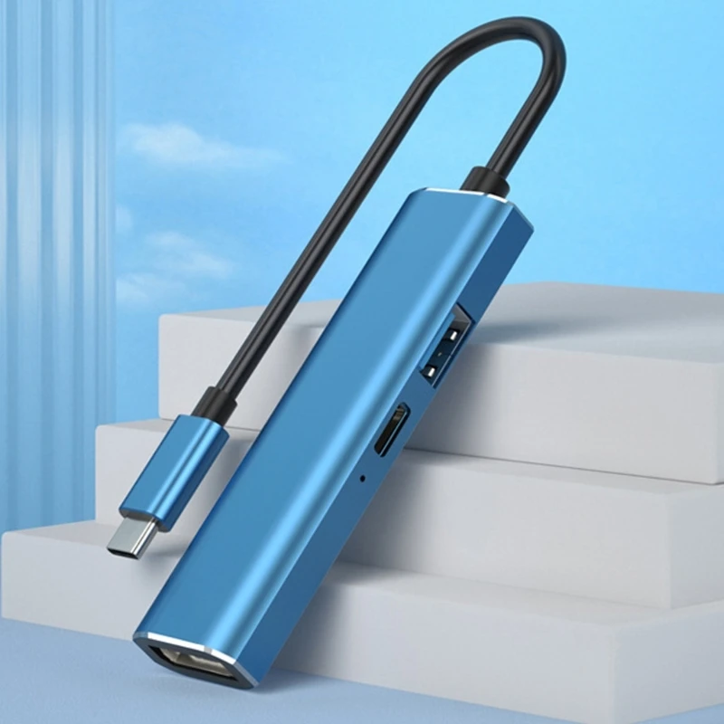 USB CREATE To DisplayPort 8K 60Hz Link DOG Fast Charging USB version Expansion Dock Dense Aluminum Center Multiple Device F19E
